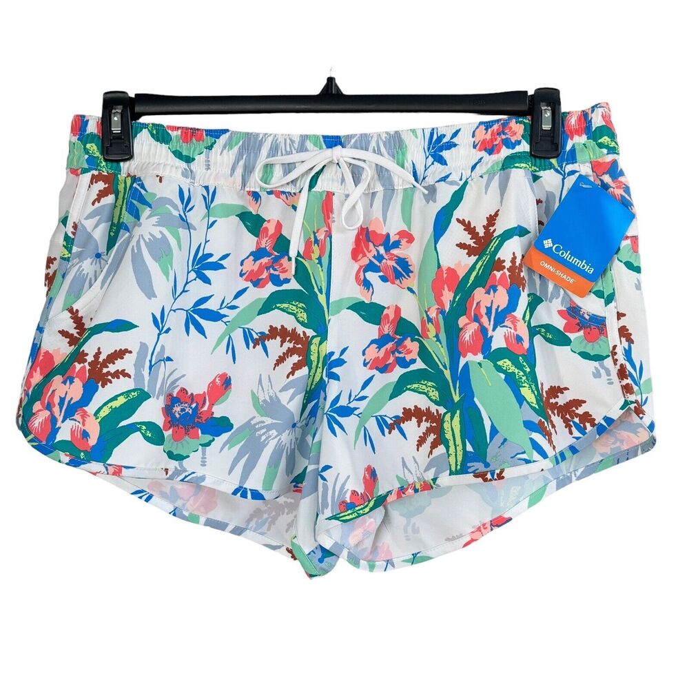 Columbia Womens X-Large Shorts UPF 50 Omni-Shade Omni-Shield Bogato Bay Stretch